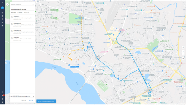 Optimización inteligente de rutas: Nueva característica para una planificación efectiva